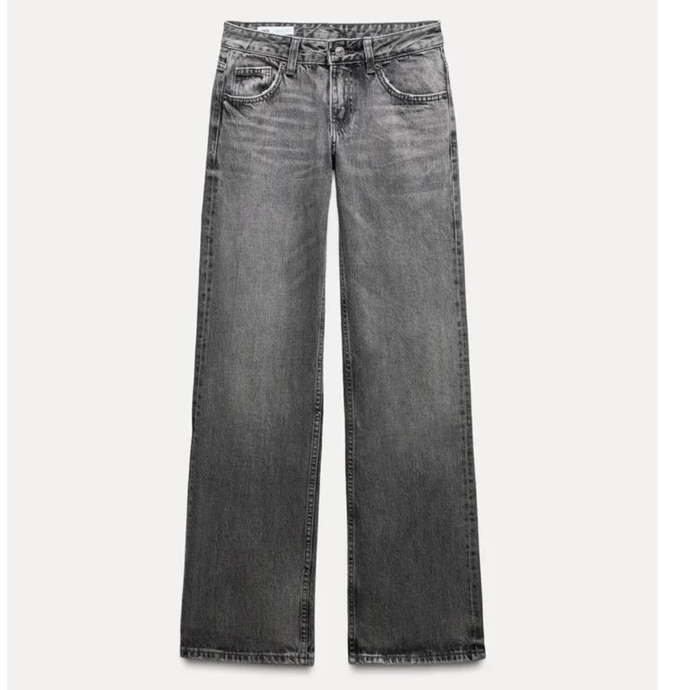 Zara Women's TRF Wide Leg Jeans